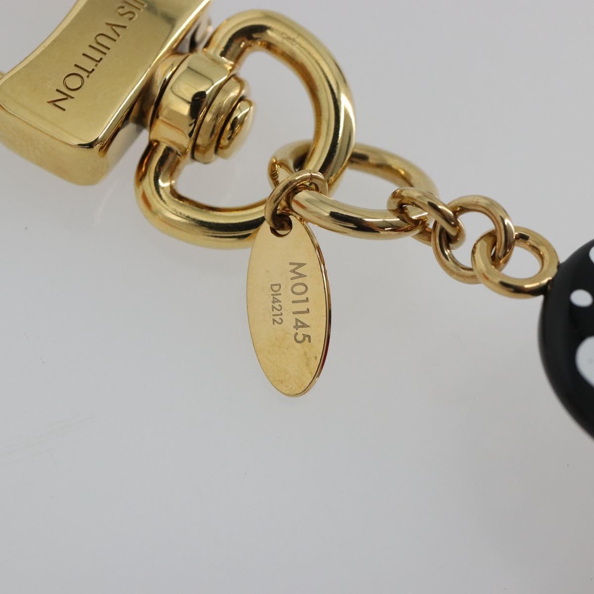 LOUIS VUITTON LV x YK Porte Cles Vivienne Charm metal M01145 Auth 187490SM