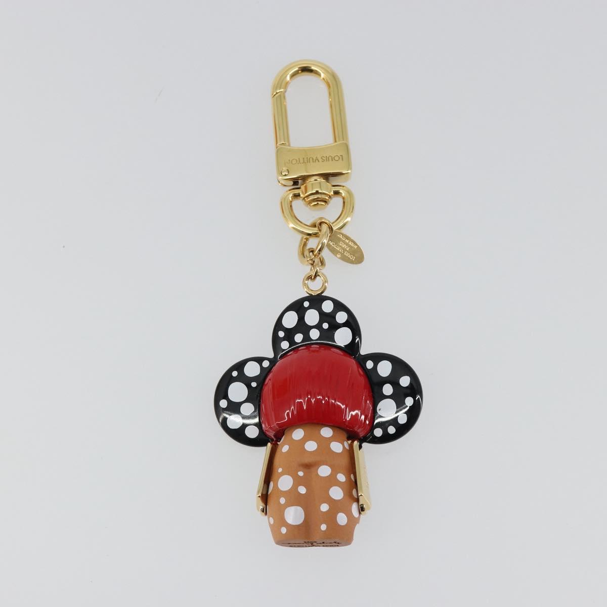 LOUIS VUITTON LV x YK Porte Cles Vivienne Charm metal M01145 Auth 187490SM