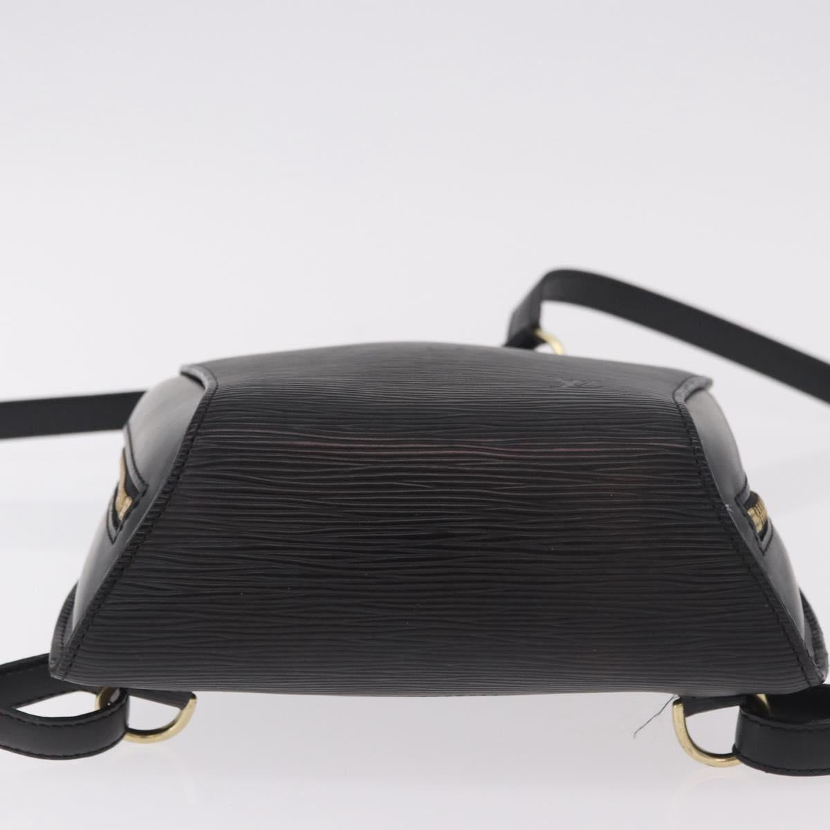 LOUIS VUITTON Epi Mabillon Backpack Black M52232 LV Auth 187507