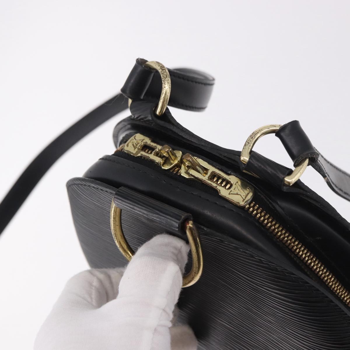 LOUIS VUITTON Epi Mabillon Backpack Black M52232 LV Auth 187507