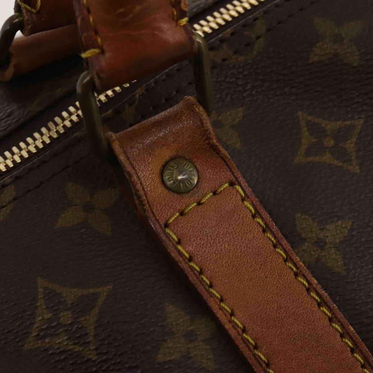 LOUIS VUITTON Monogram Keepall Bandouliere 60 Boston Bag M41412 LV Auth 187517