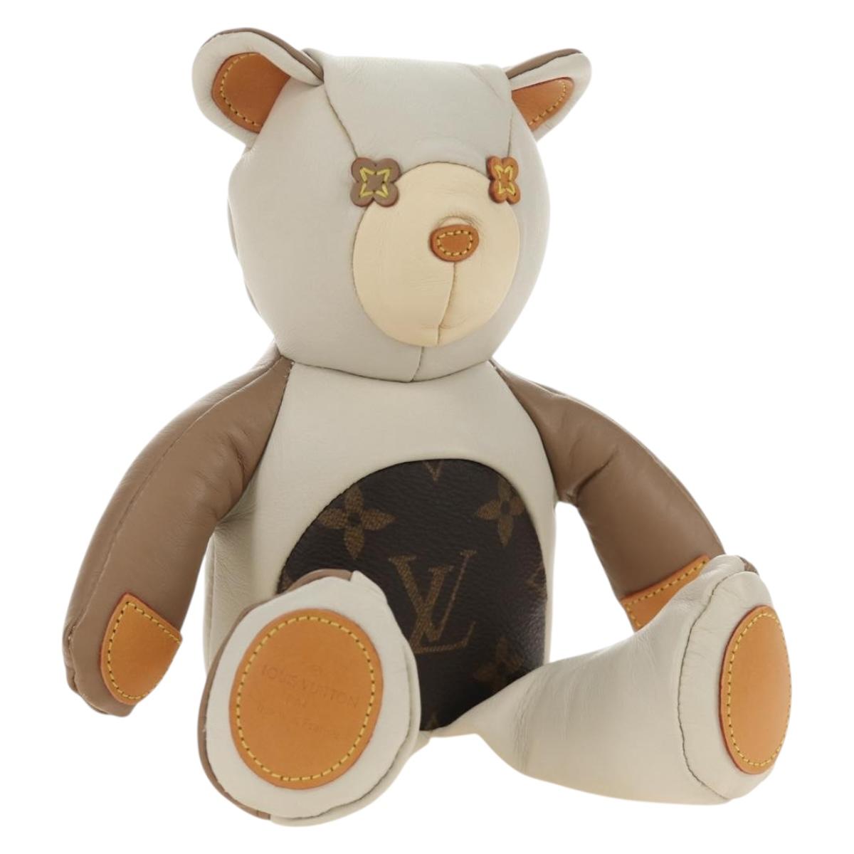 LOUIS VUITTON Monogram Teddy Bear Dudului GI0142 LV Auth 187519M