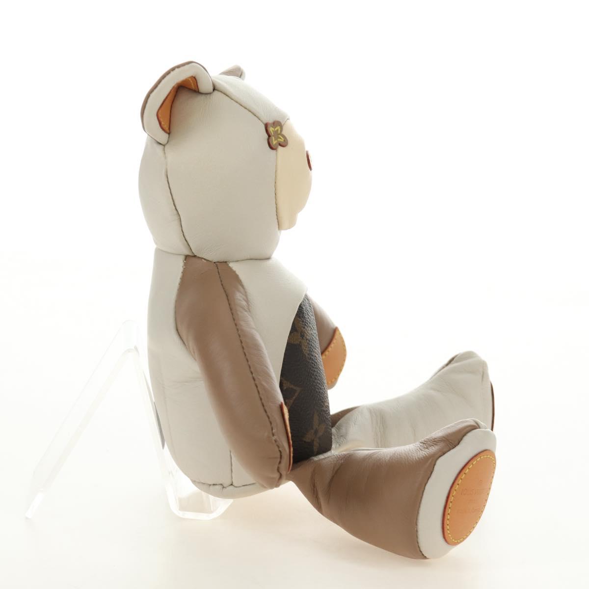 LOUIS VUITTON Monogram Teddy Bear Dudului GI0142 LV Auth 187519M