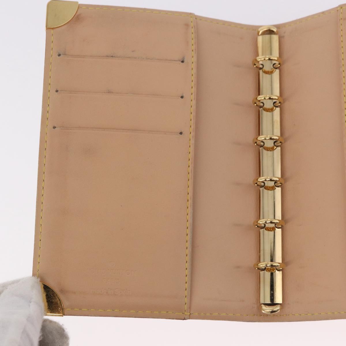 LOUIS VUITTON Monogram Multicolor Agenda PM Cover White R21074 LV Auth 187520