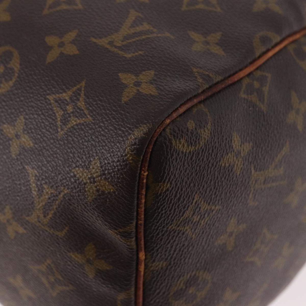 LOUIS VUITTON Monogram Speedy 30 Hand Bag M41526 LV Auth 187523