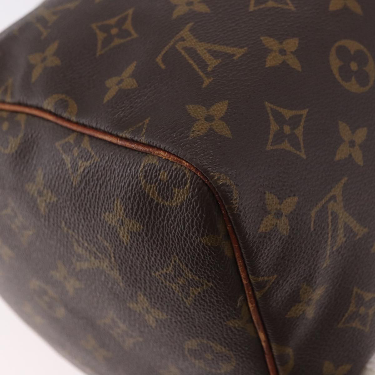 LOUIS VUITTON Monogram Speedy 30 Hand Bag M41526 LV Auth 187523