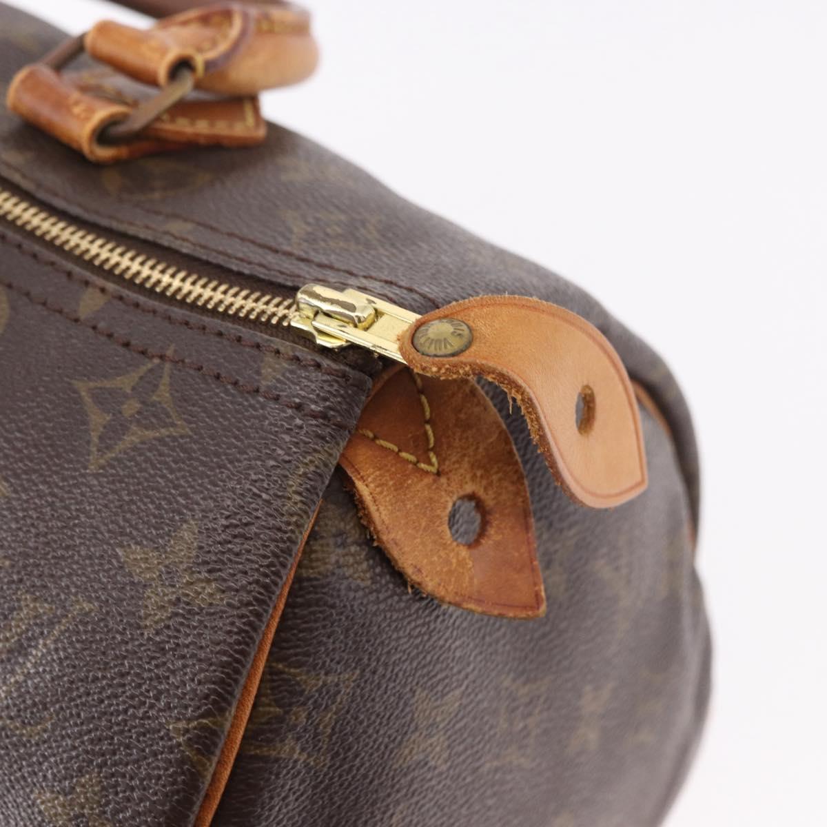 LOUIS VUITTON Monogram Speedy 30 Hand Bag M41526 LV Auth 187524