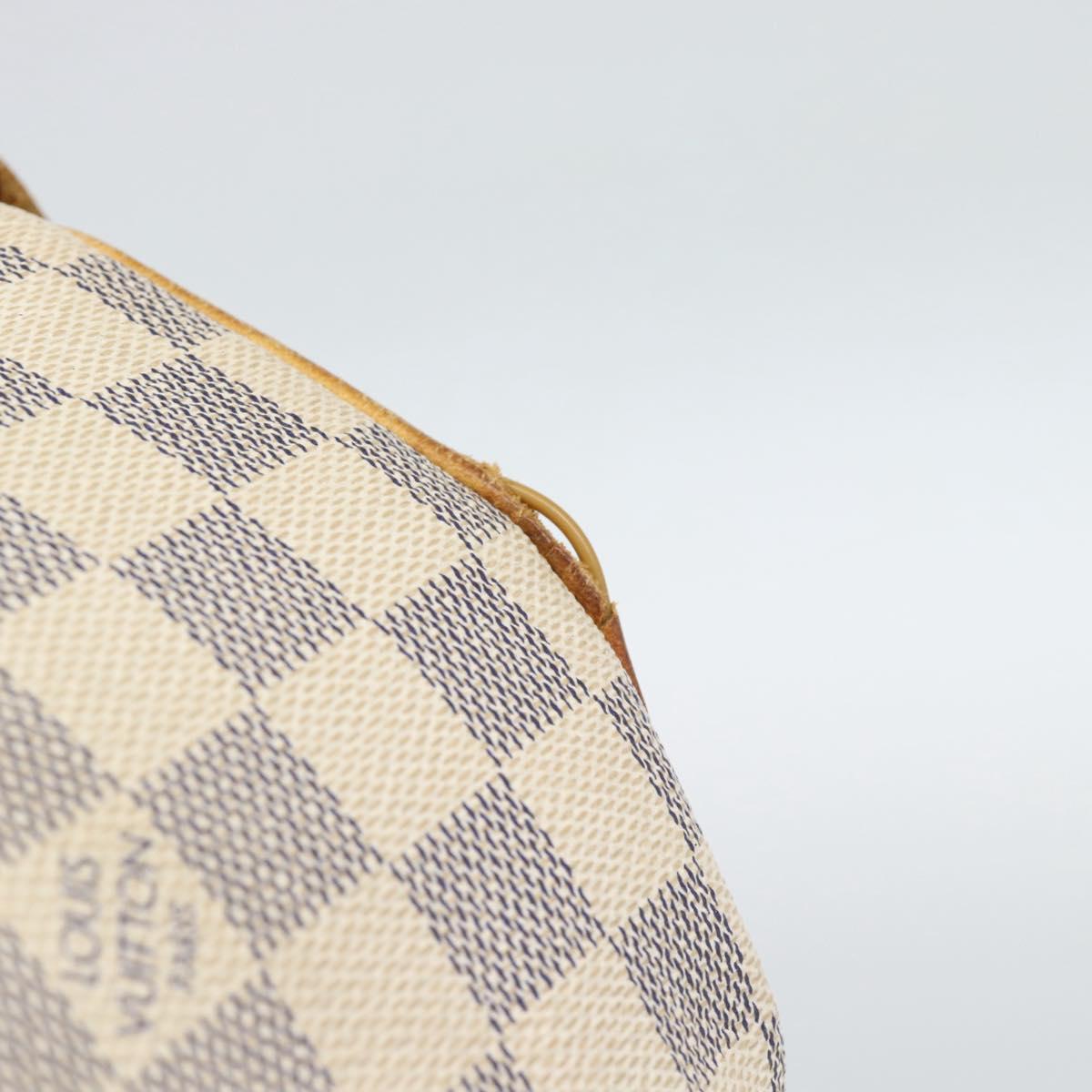 LOUIS VUITTON Damier Azur Speedy 30 Hand Bag N41533 LV Auth 187525