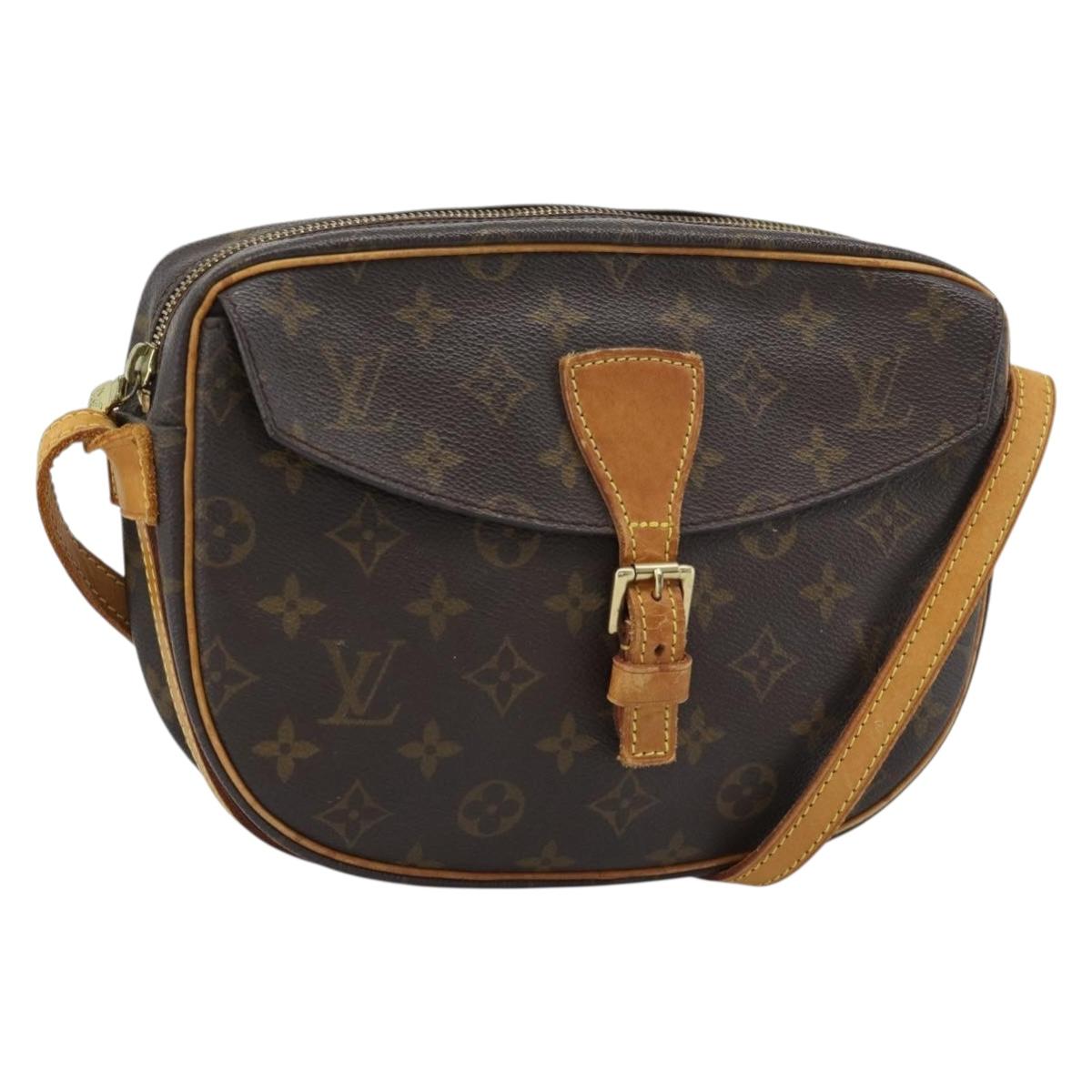 LOUIS VUITTON Monogram Jeune Fille MM Shoulder Bag M51226 LV Auth 187534