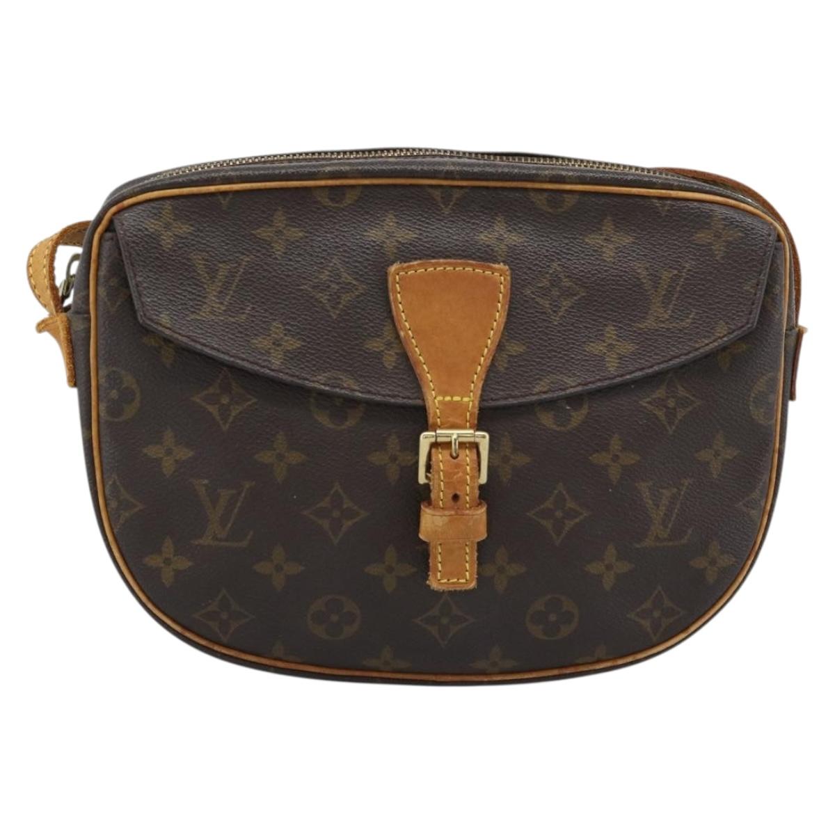 LOUIS VUITTON Monogram Jeune Fille MM Shoulder Bag M51226 LV Auth 187534