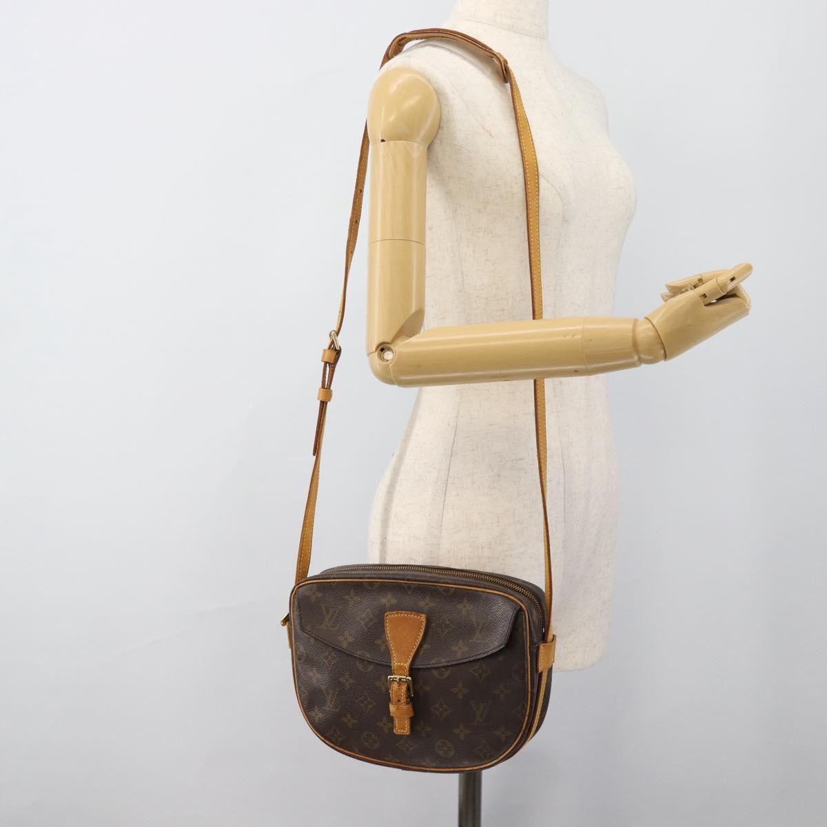 LOUIS VUITTON Monogram Jeune Fille MM Shoulder Bag M51226 LV Auth 187534