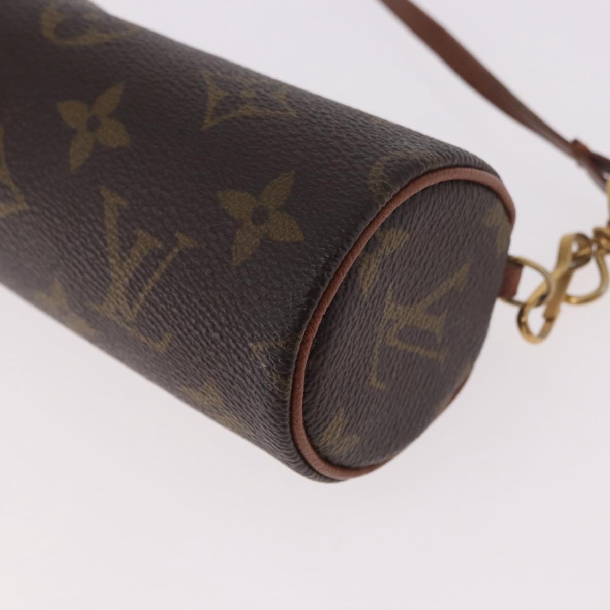 LOUIS VUITTON Monogram Papillon Pouch Pouch LV Auth 187538