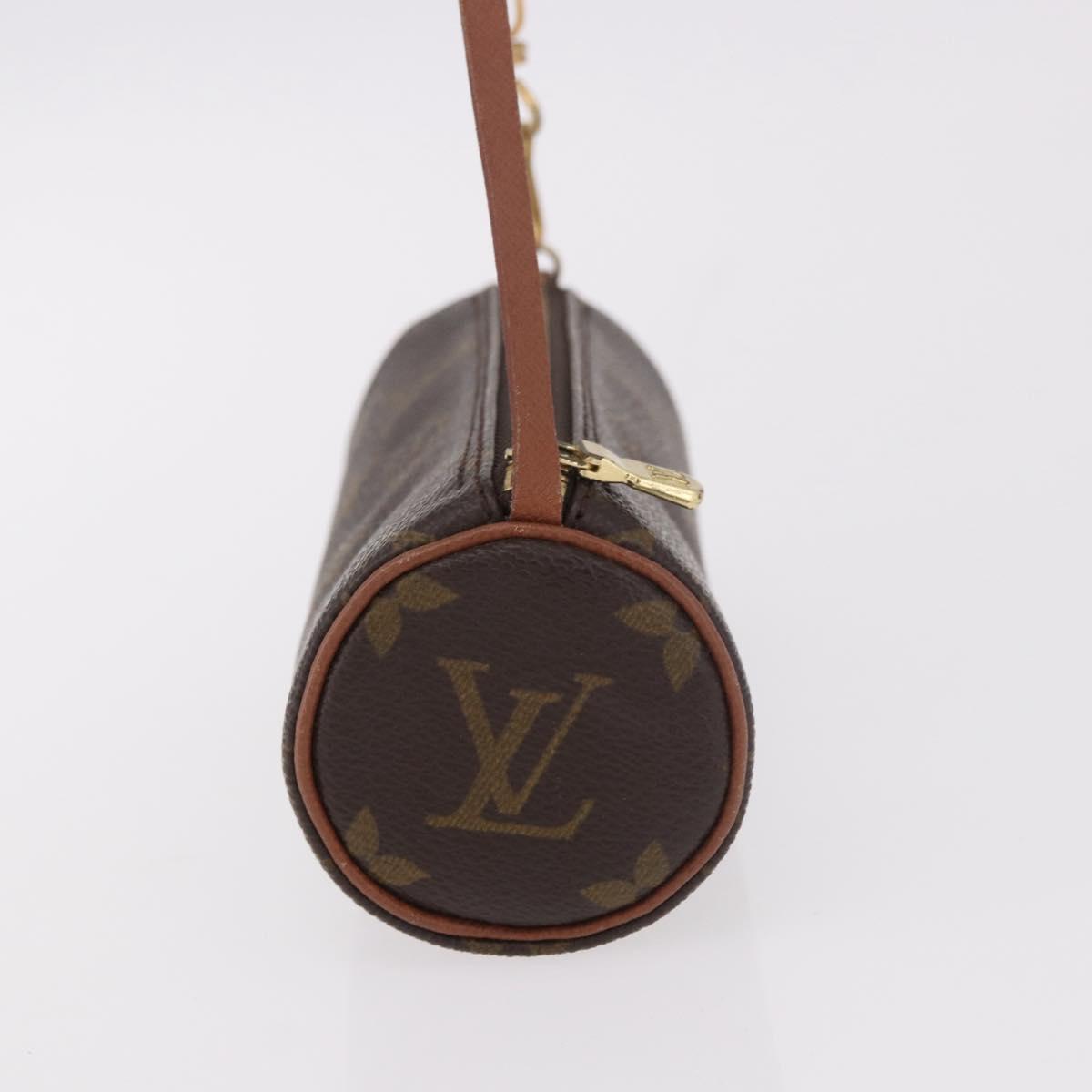 LOUIS VUITTON Monogram Papillon Pouch Pouch LV Auth 187538