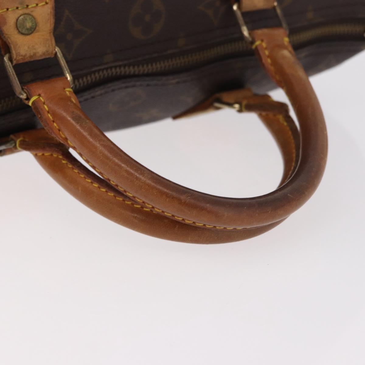 LOUIS VUITTON Monogram Speedy 30 Hand Bag M41526 LV Auth 187555