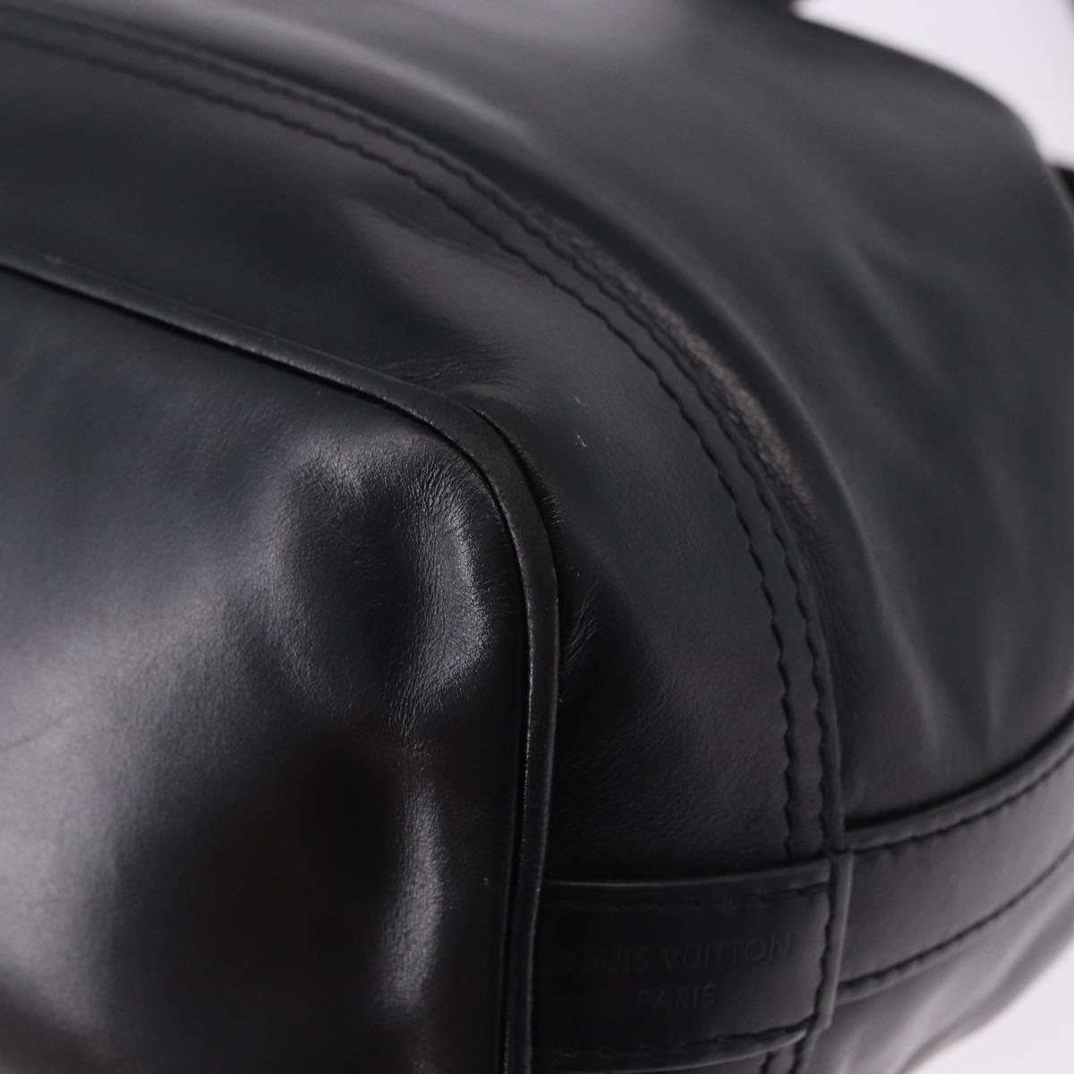 LOUIS VUITTON Noe Cargo Shoulder Bag Leather Black M13985 LV Auth 187562SAV