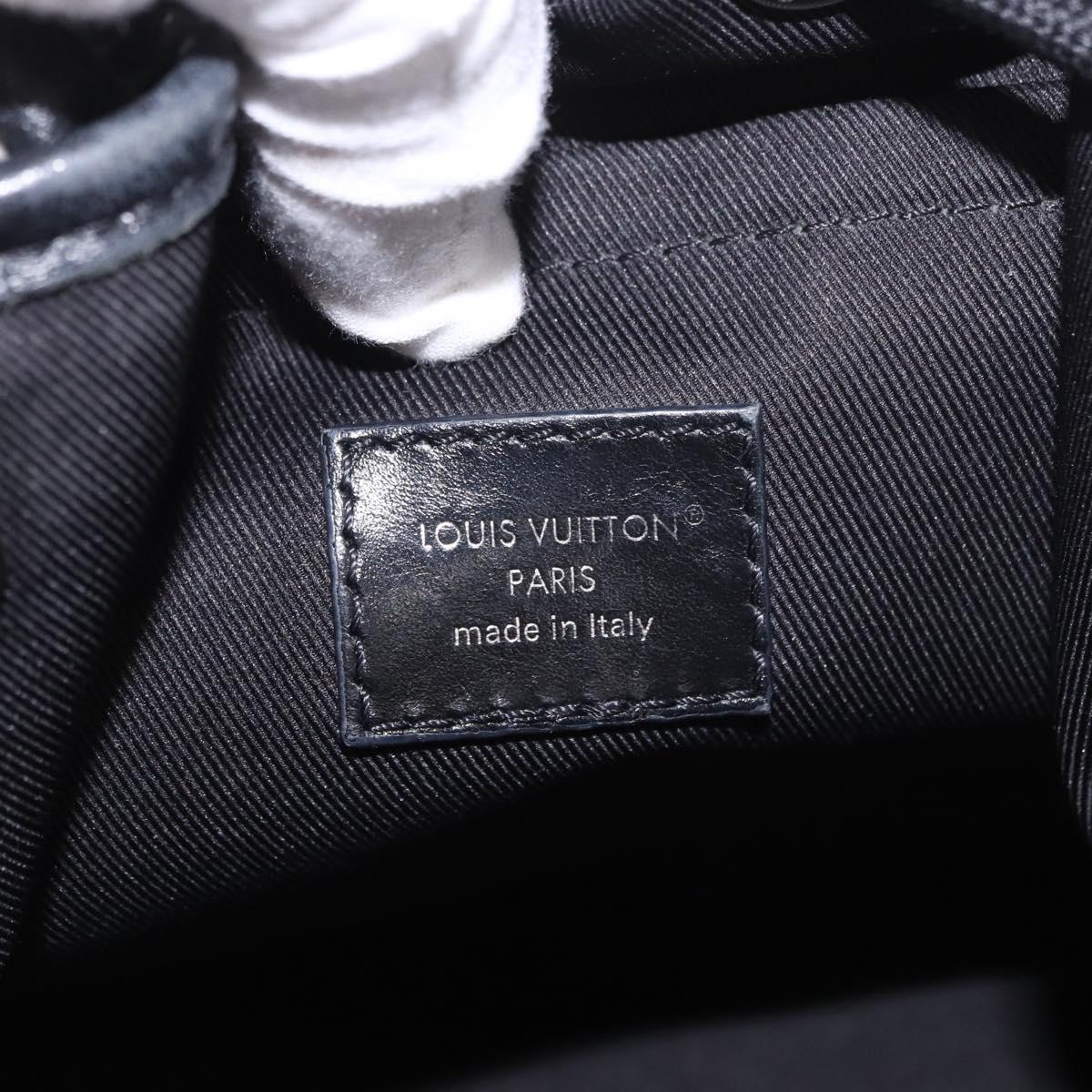 LOUIS VUITTON Noe Cargo Shoulder Bag Leather Black M13985 LV Auth 187562SAV