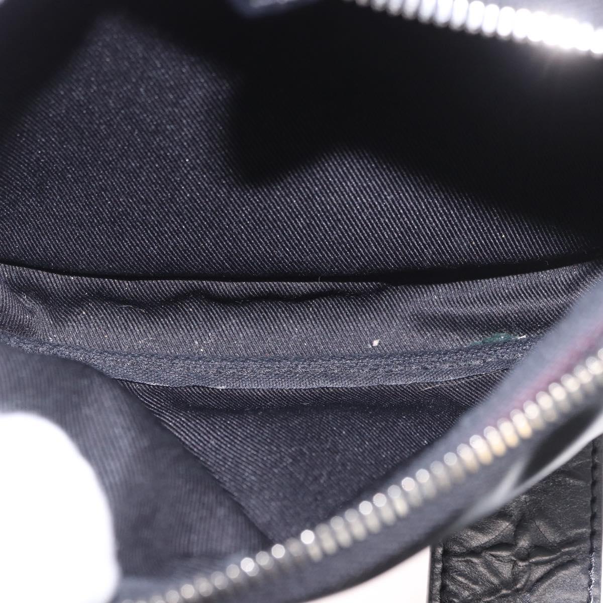 LOUIS VUITTON Noe Cargo Shoulder Bag Leather Black M13985 LV Auth 187562SAV