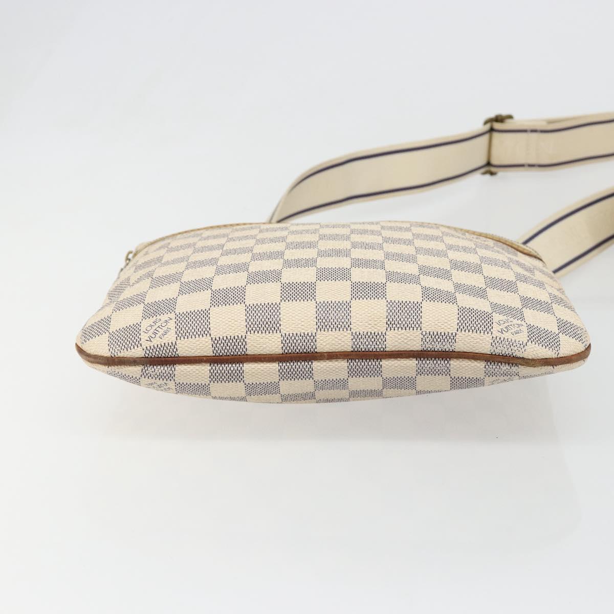 LOUIS VUITTON Damier Azur Pochette Bosphore Shoulder Bag N51112 LV Auth 187575