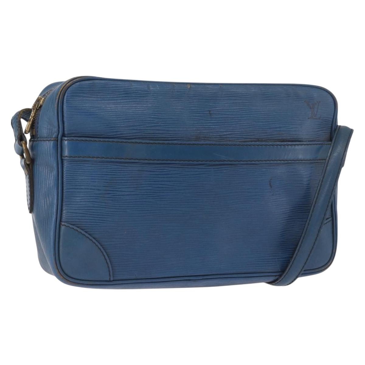 LOUIS VUITTON Epi Trocadero 27 Shoulder Bag Blue M52315 LV Auth 187579