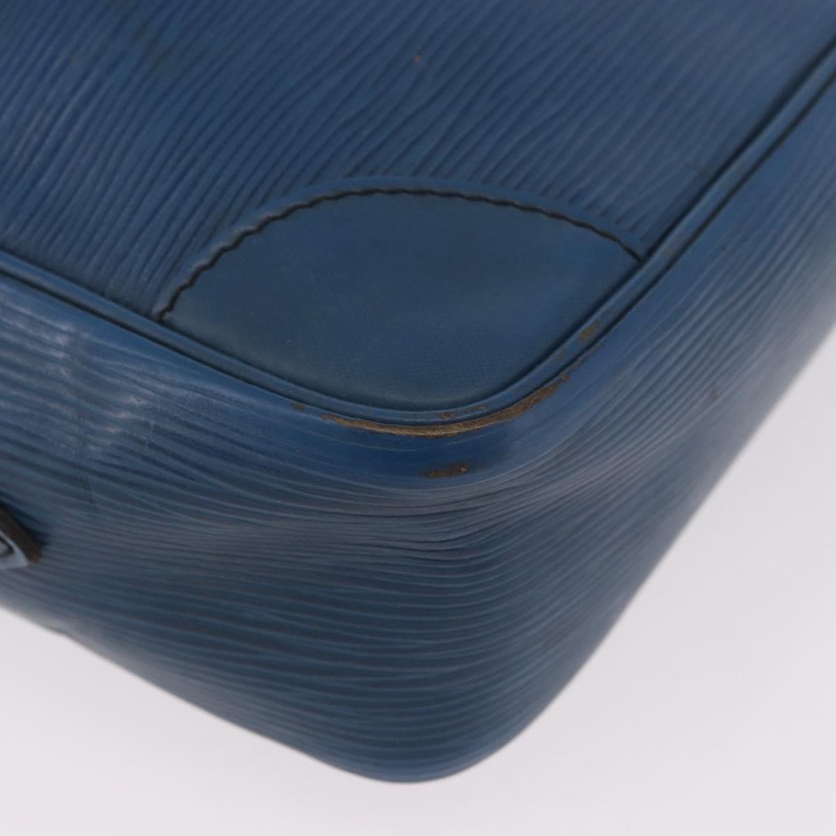 LOUIS VUITTON Epi Trocadero 27 Shoulder Bag Blue M52315 LV Auth 187579