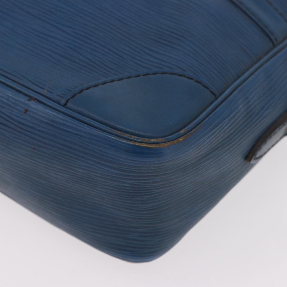 LOUIS VUITTON Epi Trocadero 27 Shoulder Bag Blue M52315 LV Auth 187579