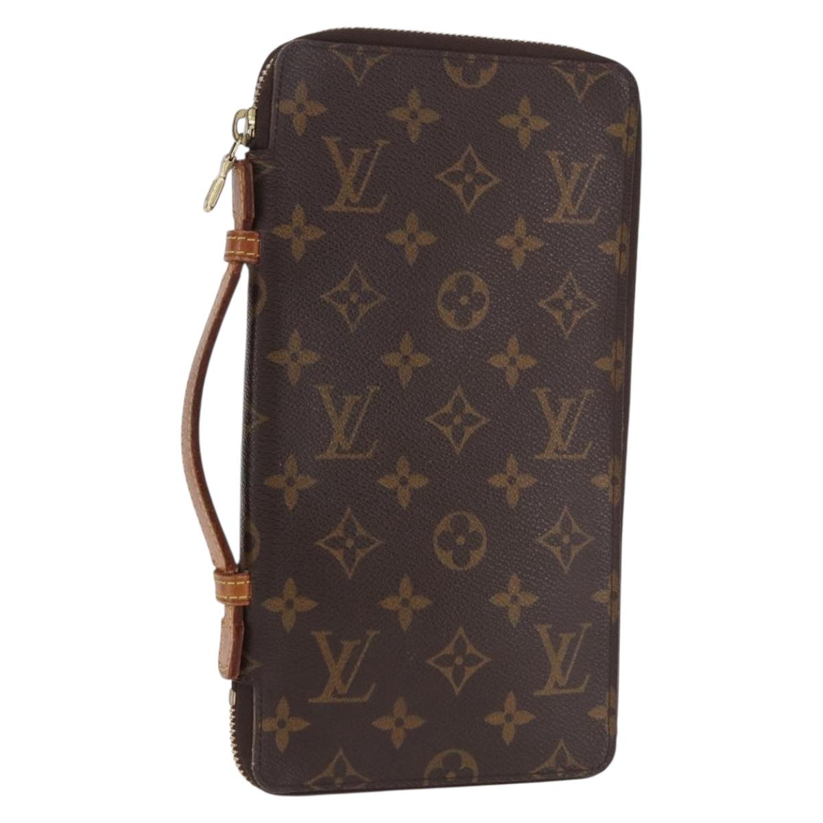 LOUIS VUITTON Monogram Organizer De Voyage Travel Case M60119 LV Auth 187581