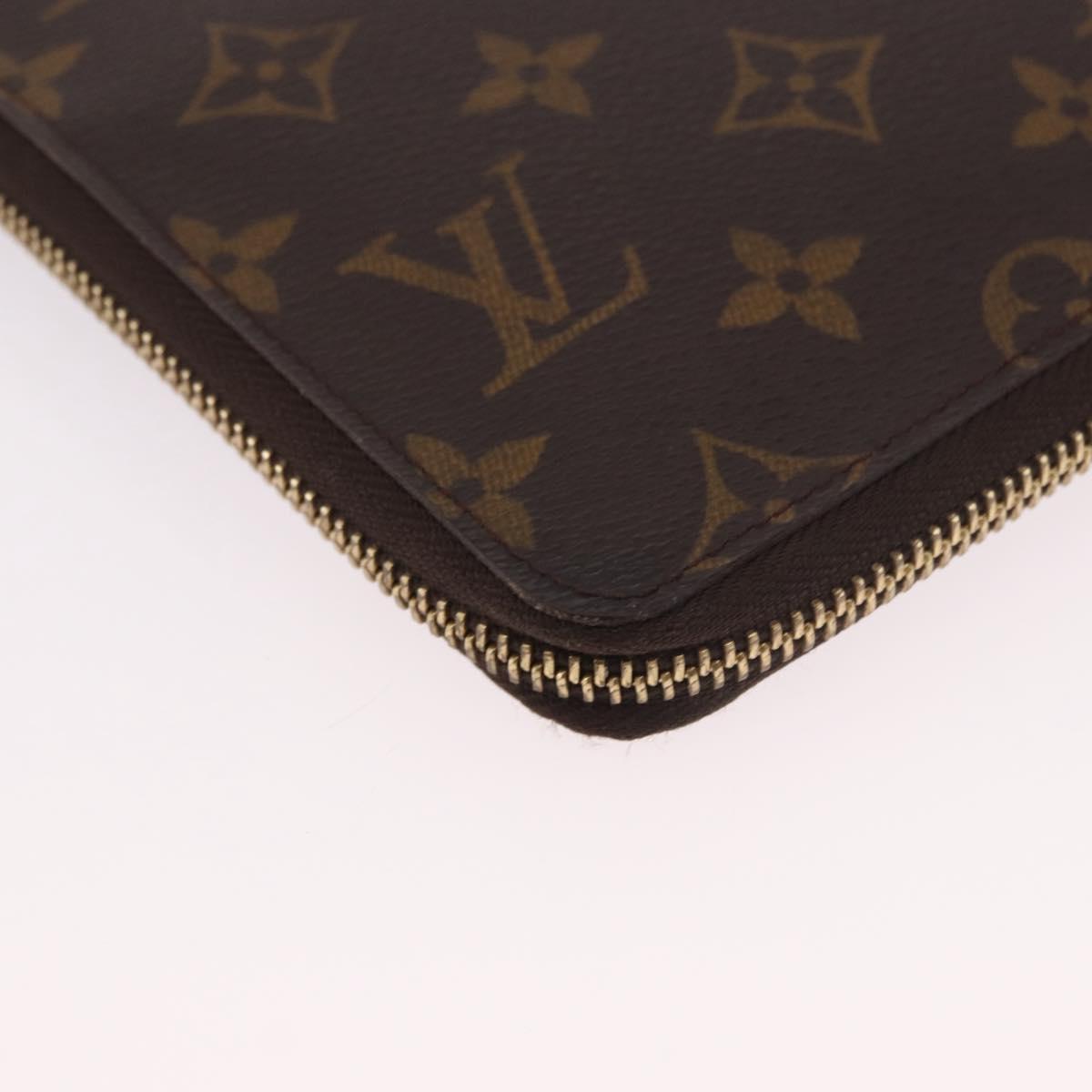 LOUIS VUITTON Monogram Organizer De Voyage Travel Case M60119 LV Auth 187581