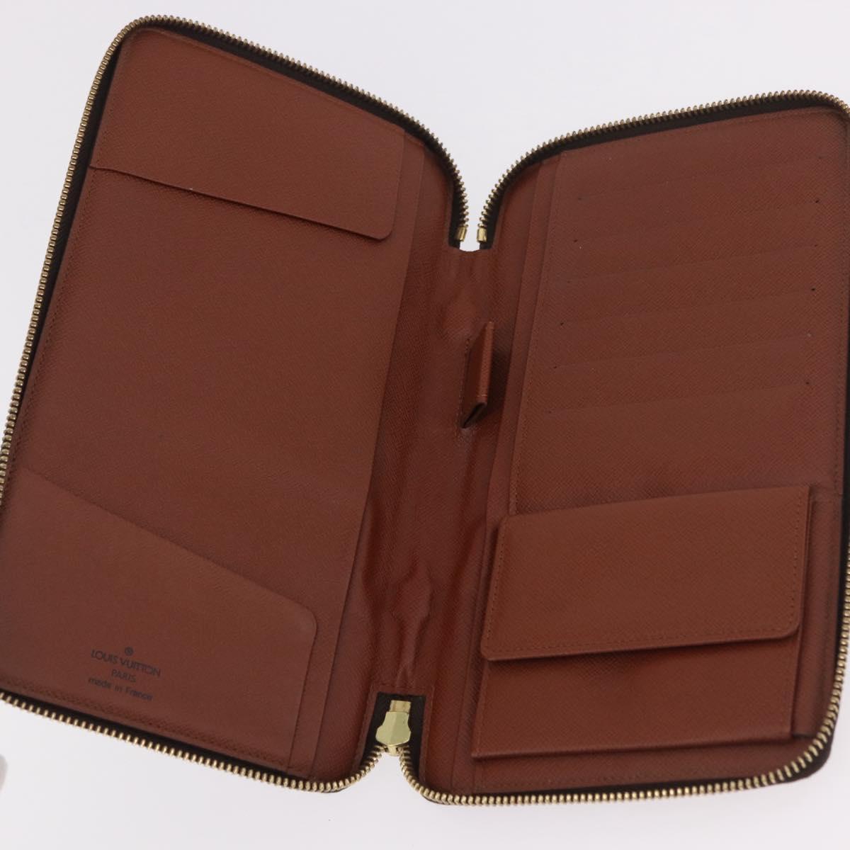 LOUIS VUITTON Monogram Organizer De Voyage Travel Case M60119 LV Auth 187581