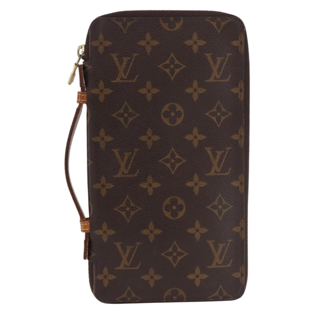 LOUIS VUITTON Monogram Organizer De Voyage Travel Case M60119 LV Auth 187581