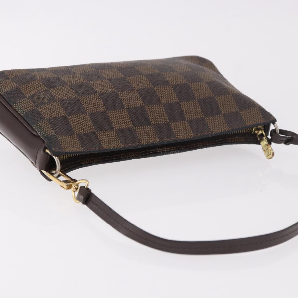 LOUIS VUITTON Damier Ebene Navona Accessory Pouch N51983 LV Auth 187584A