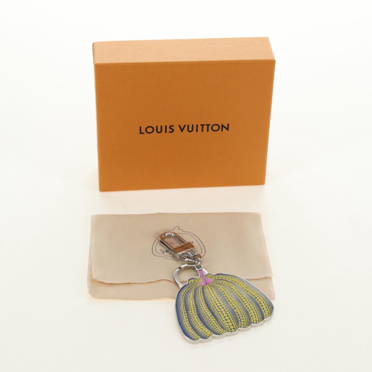 LOUIS VUITTON Porte Cles Pumpkin Charm metal Yellow M01103 LV Auth 187589SM