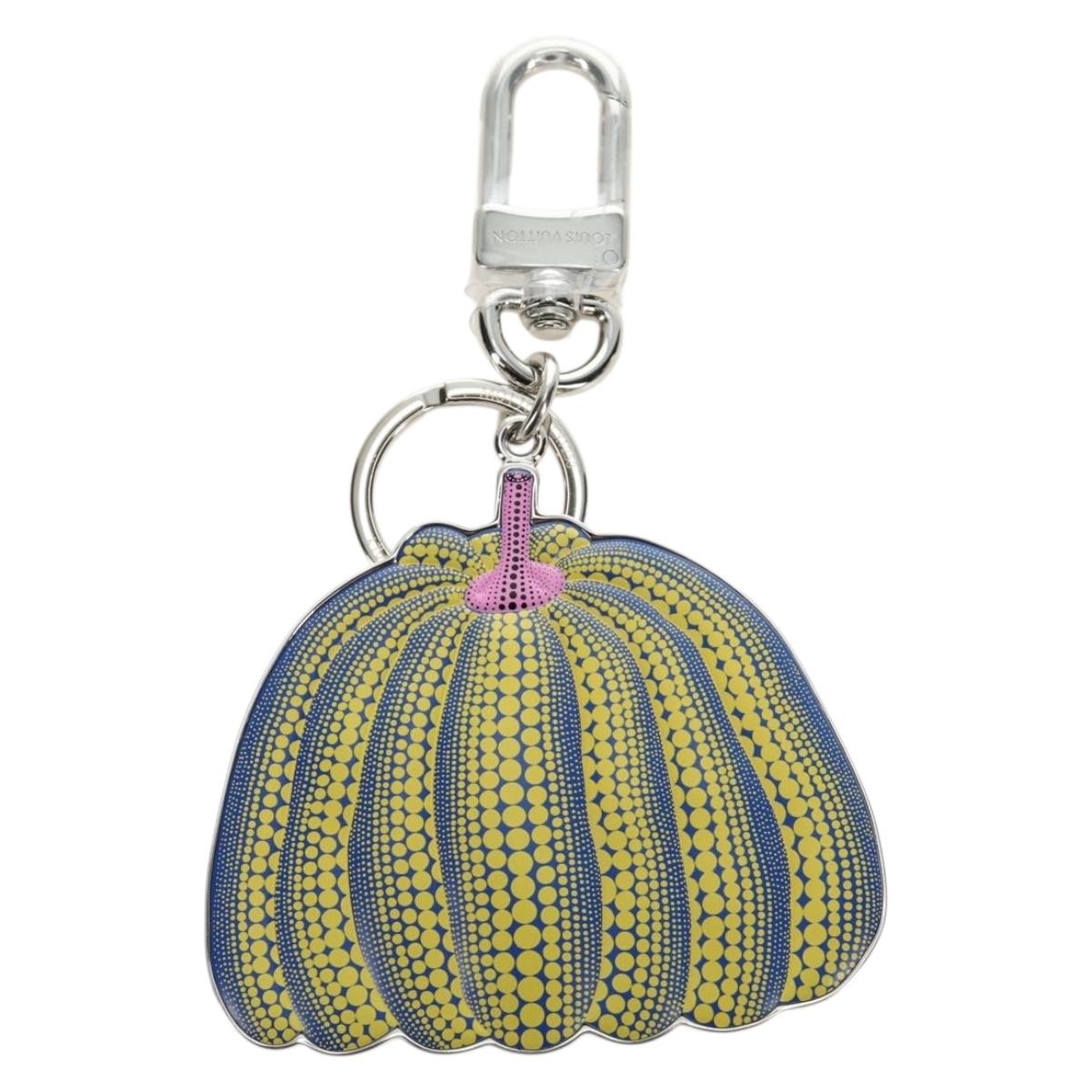 LOUIS VUITTON Porte Cles Pumpkin Charm metal Yellow M01103 LV Auth 187589SM
