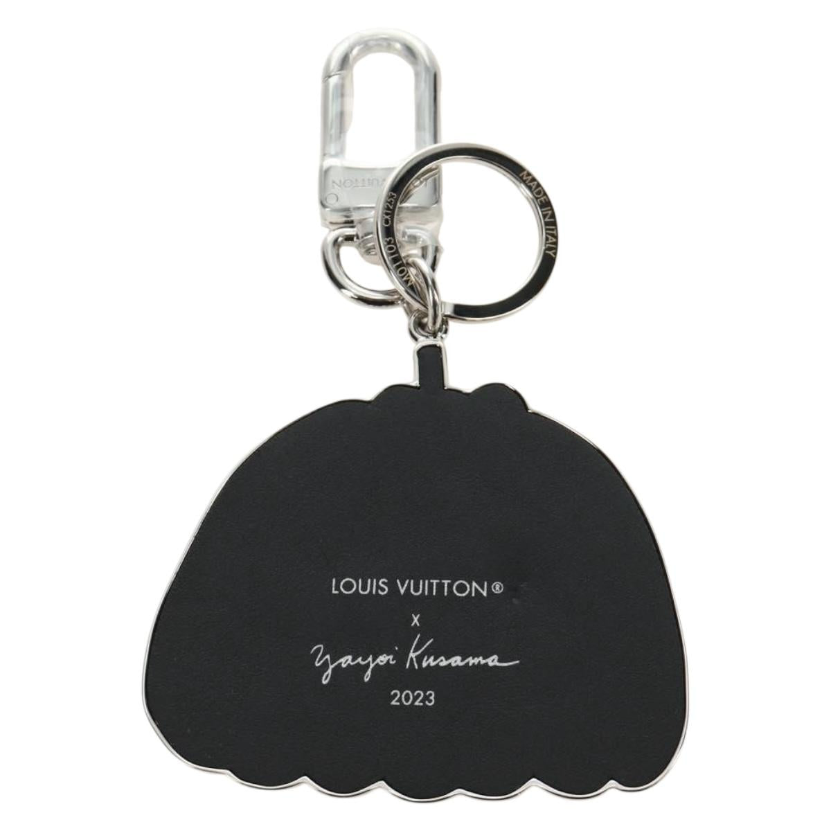 LOUIS VUITTON Porte Cles Pumpkin Charm metal Yellow M01103 LV Auth 187589SM