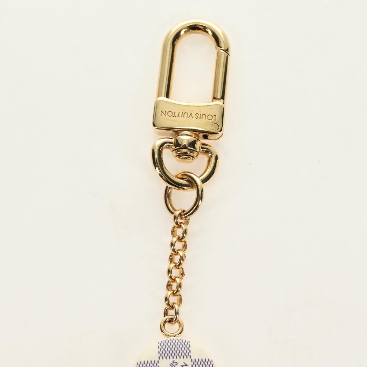 LOUIS VUITTON Damier Azur Vivienne By The Pool Charm M01168 LV Auth 187598SAM