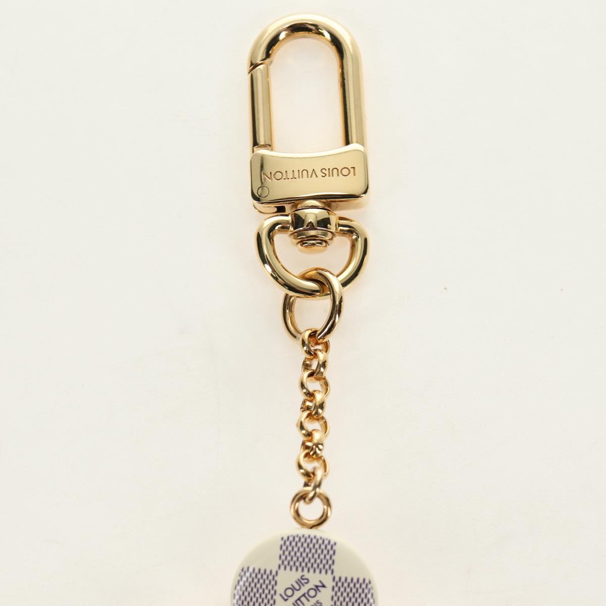 LOUIS VUITTON Damier Azur Vivienne By The Pool Charm M01168 LV Auth 187598SAM