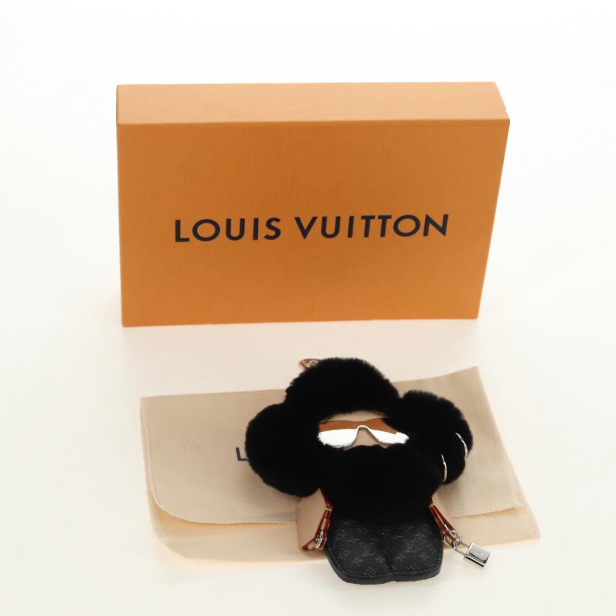 LOUIS VUITTON Monogram Eclipse Vivienne Fashionista Charm M02994 Auth 187602SM