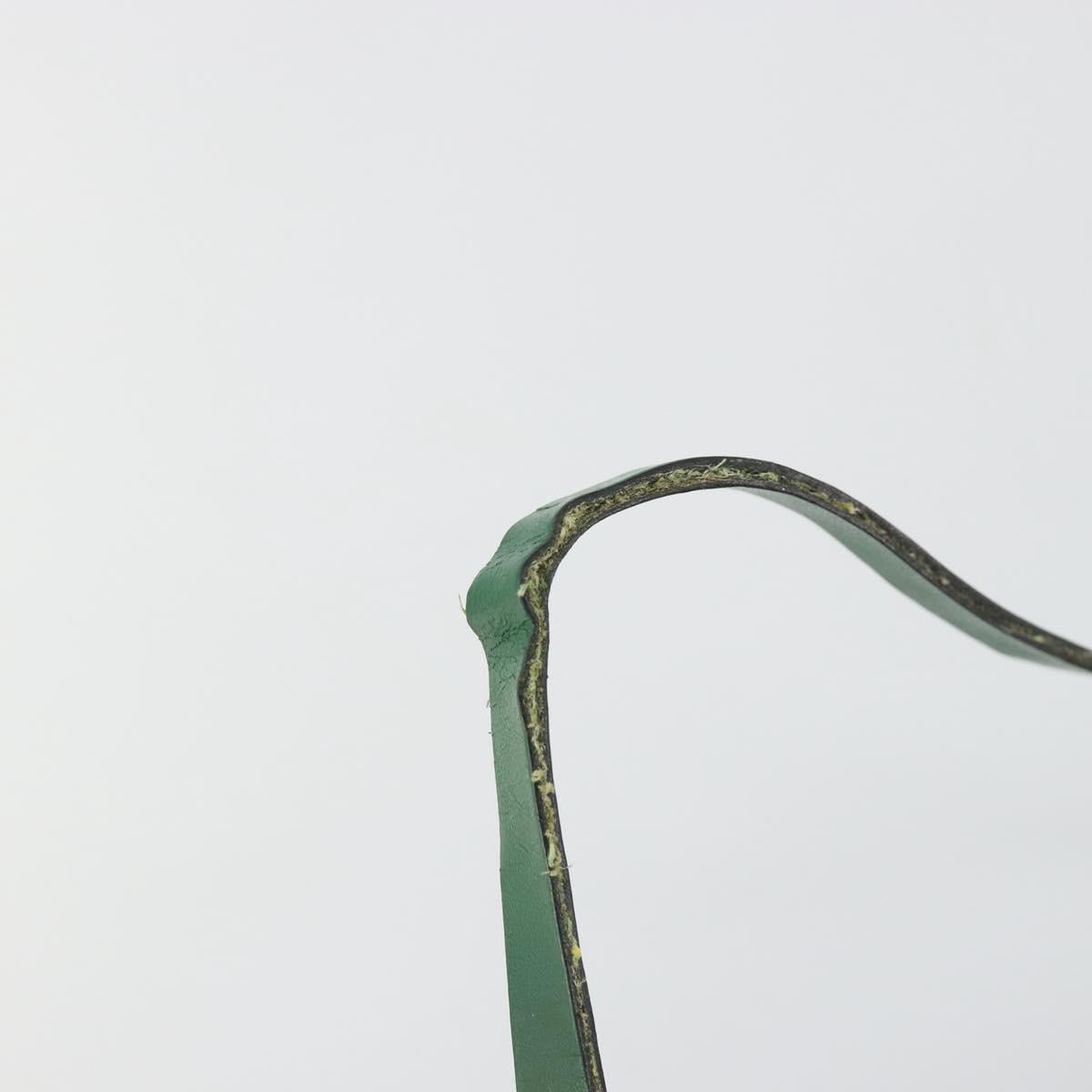 LOUIS VUITTON Epi Soufflot Pouch Green LV Auth 187622