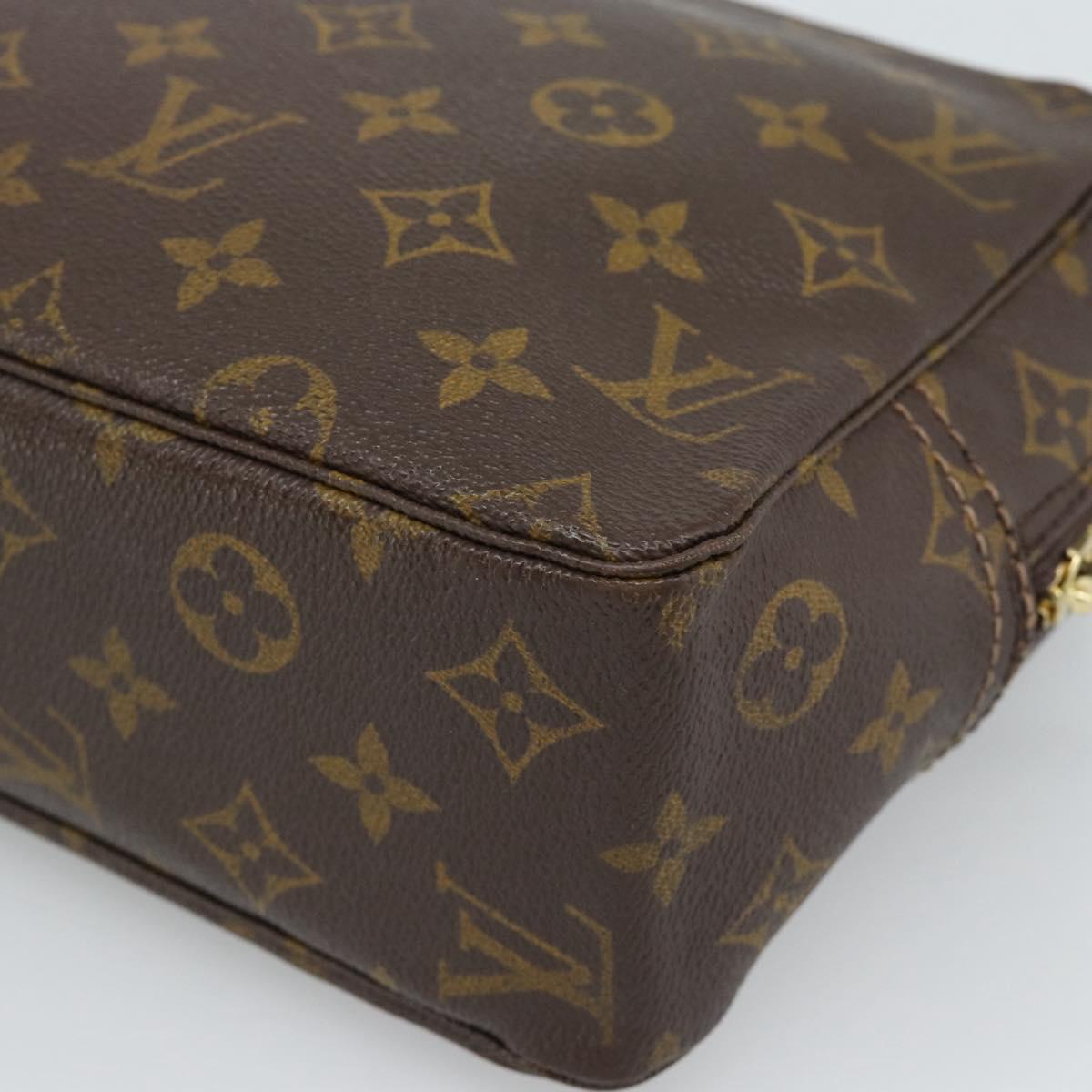 LOUIS VUITTON Monogram Trousse Toilette 28 Clutch Bag M47522 LV Auth 187639