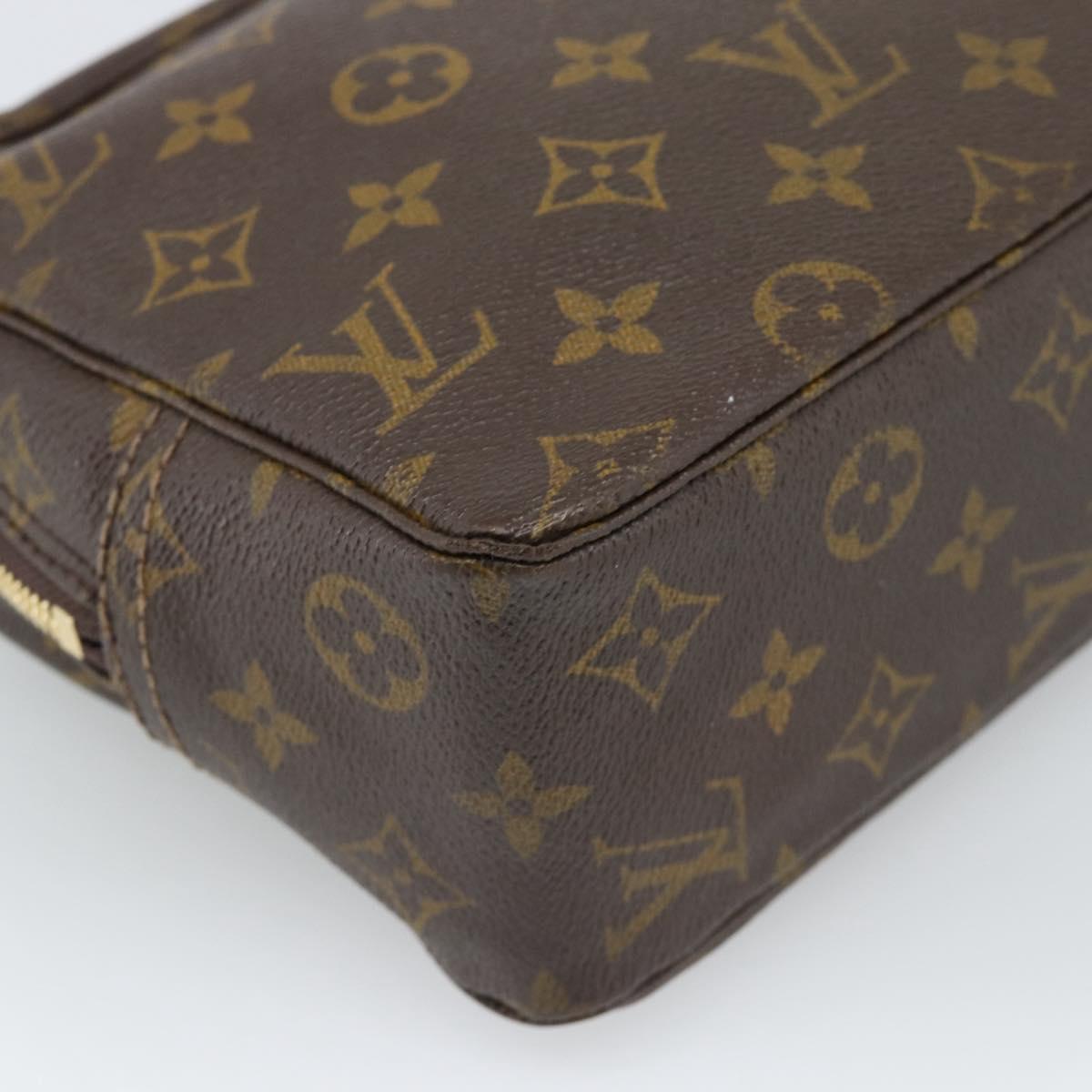 LOUIS VUITTON Monogram Trousse Toilette 28 Clutch Bag M47522 LV Auth 187639