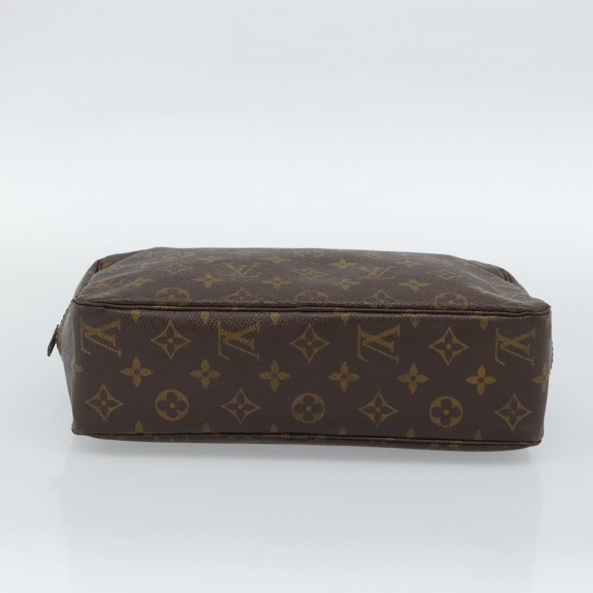 LOUIS VUITTON Monogram Trousse Toilette 28 Clutch Bag M47522 LV Auth 187639