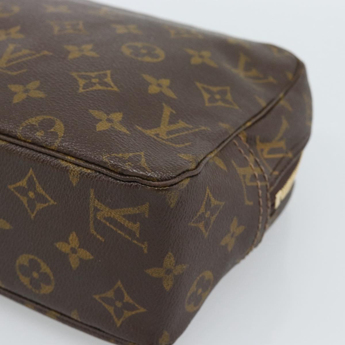LOUIS VUITTON Monogram Trousse Toilette 28 Clutch Bag M47522 LV Auth 187639