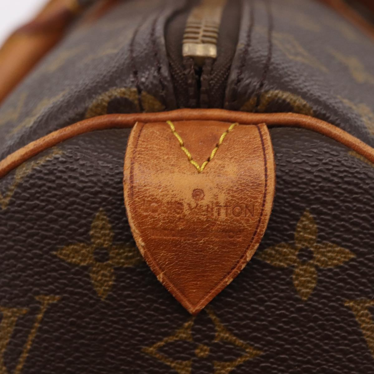 LOUIS VUITTON Monogram Keepall 45 Boston Bag M41428 LV Auth 187640