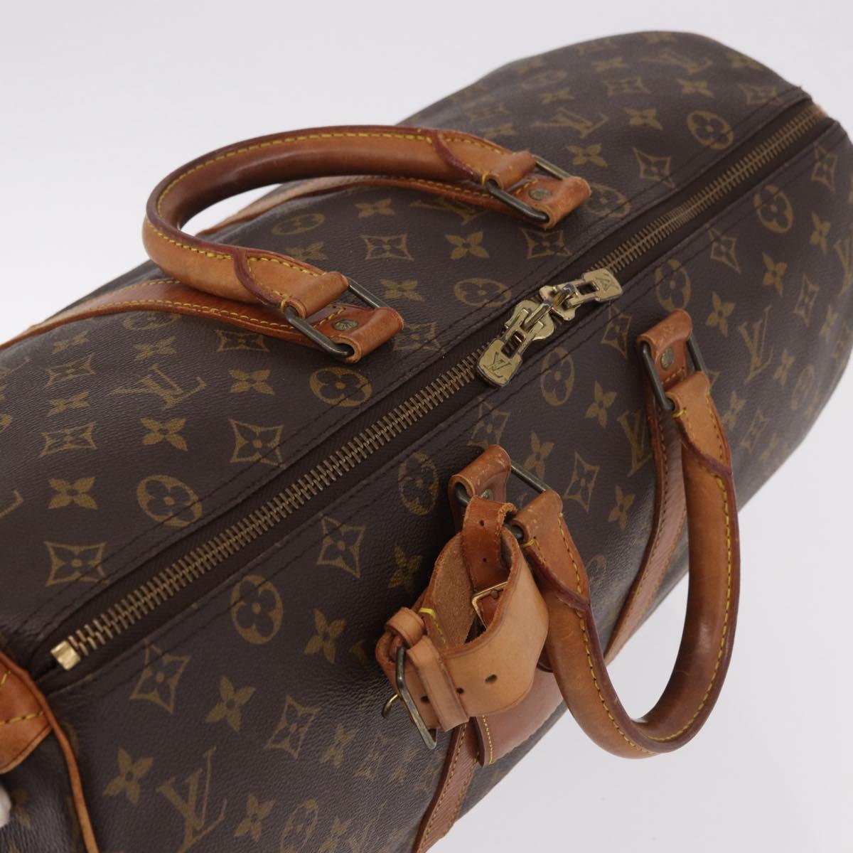 LOUIS VUITTON Monogram Keepall 45 Boston Bag M41428 LV Auth 187640