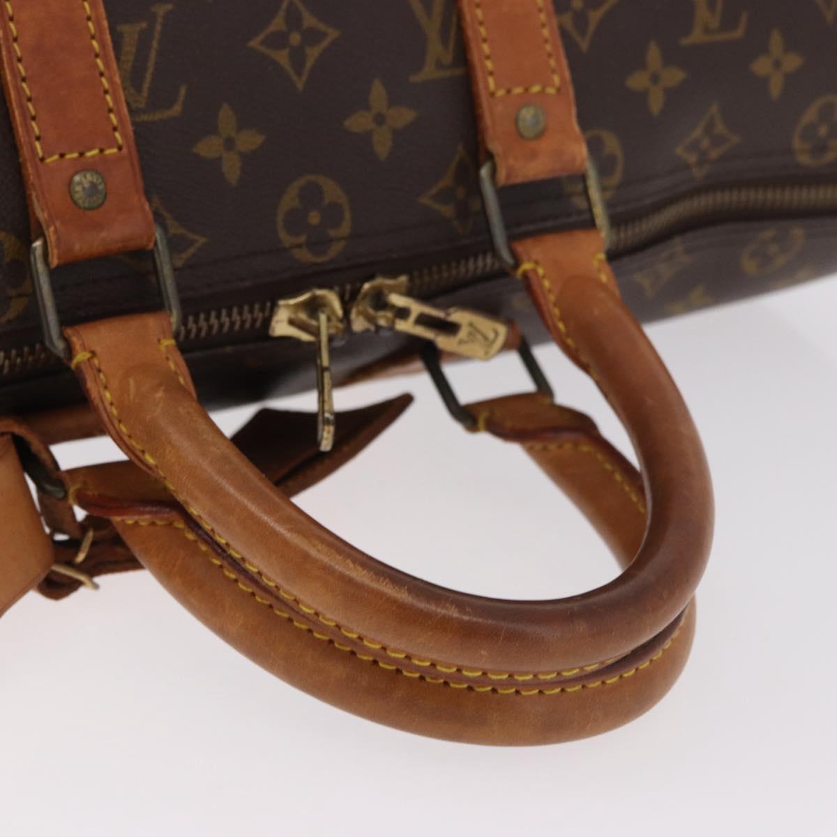 LOUIS VUITTON Monogram Keepall 45 Boston Bag M41428 LV Auth 187640