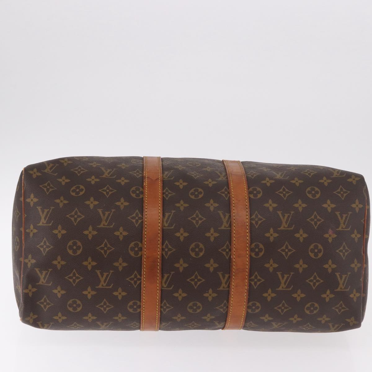 LOUIS VUITTON Monogram Keepall 45 Boston Bag M41428 LV Auth 187640