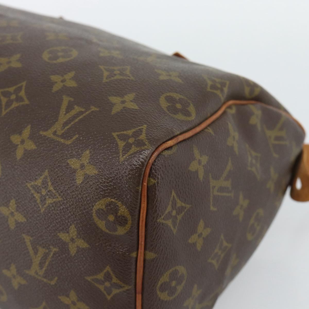 LOUIS VUITTON Monogram Speedy 25 Hand Bag M41528 LV Auth 187642