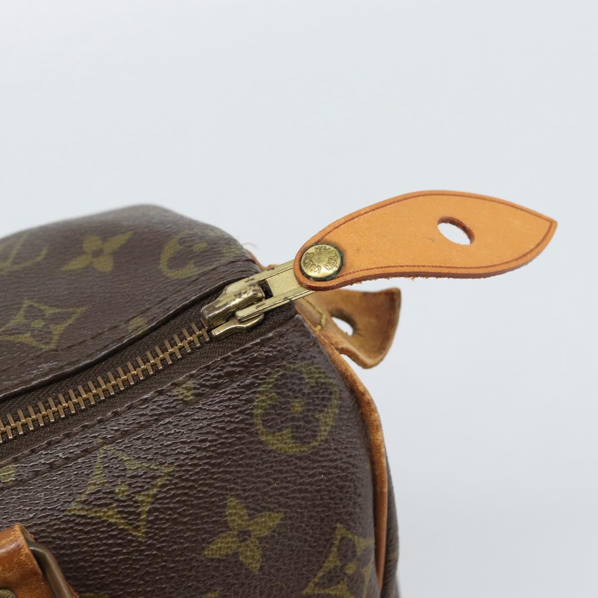 LOUIS VUITTON Monogram Speedy 25 Hand Bag M41528 LV Auth 187642