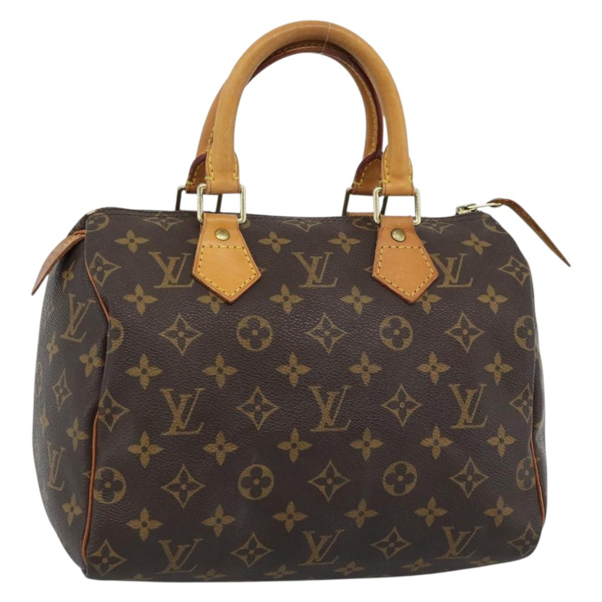 LOUIS VUITTON Monogram Speedy 25 Hand Bag M41528 LV Auth 187643A