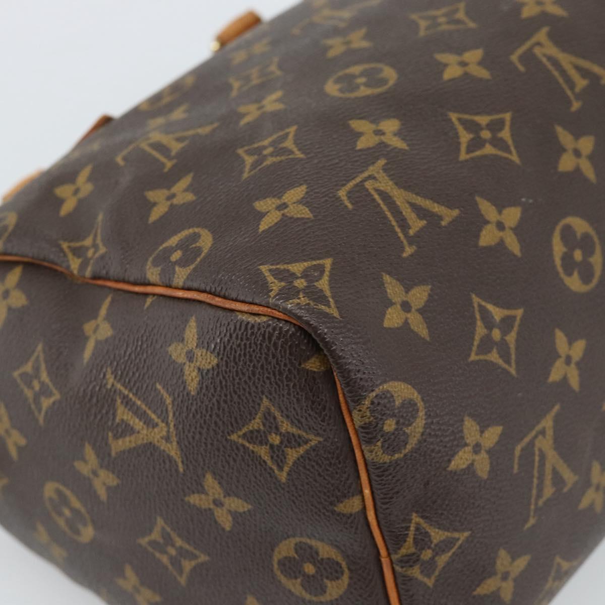 LOUIS VUITTON Monogram Speedy 25 Hand Bag M41528 LV Auth 187643A