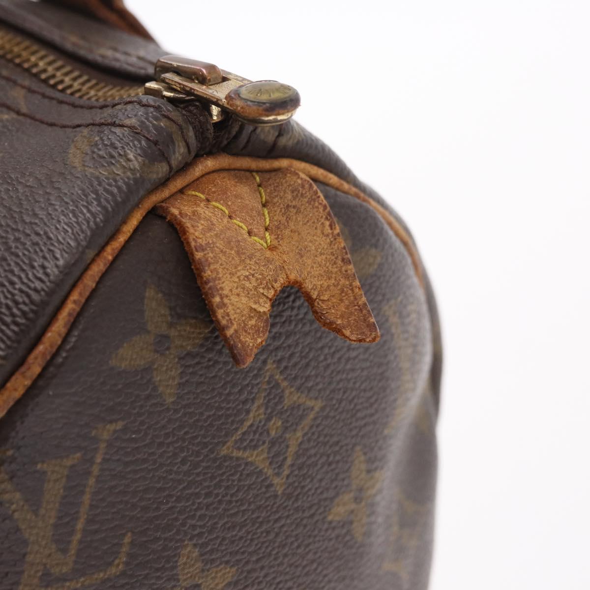 LOUIS VUITTON Monogram Speedy 25 Hand Bag M41528 LV Auth 187644